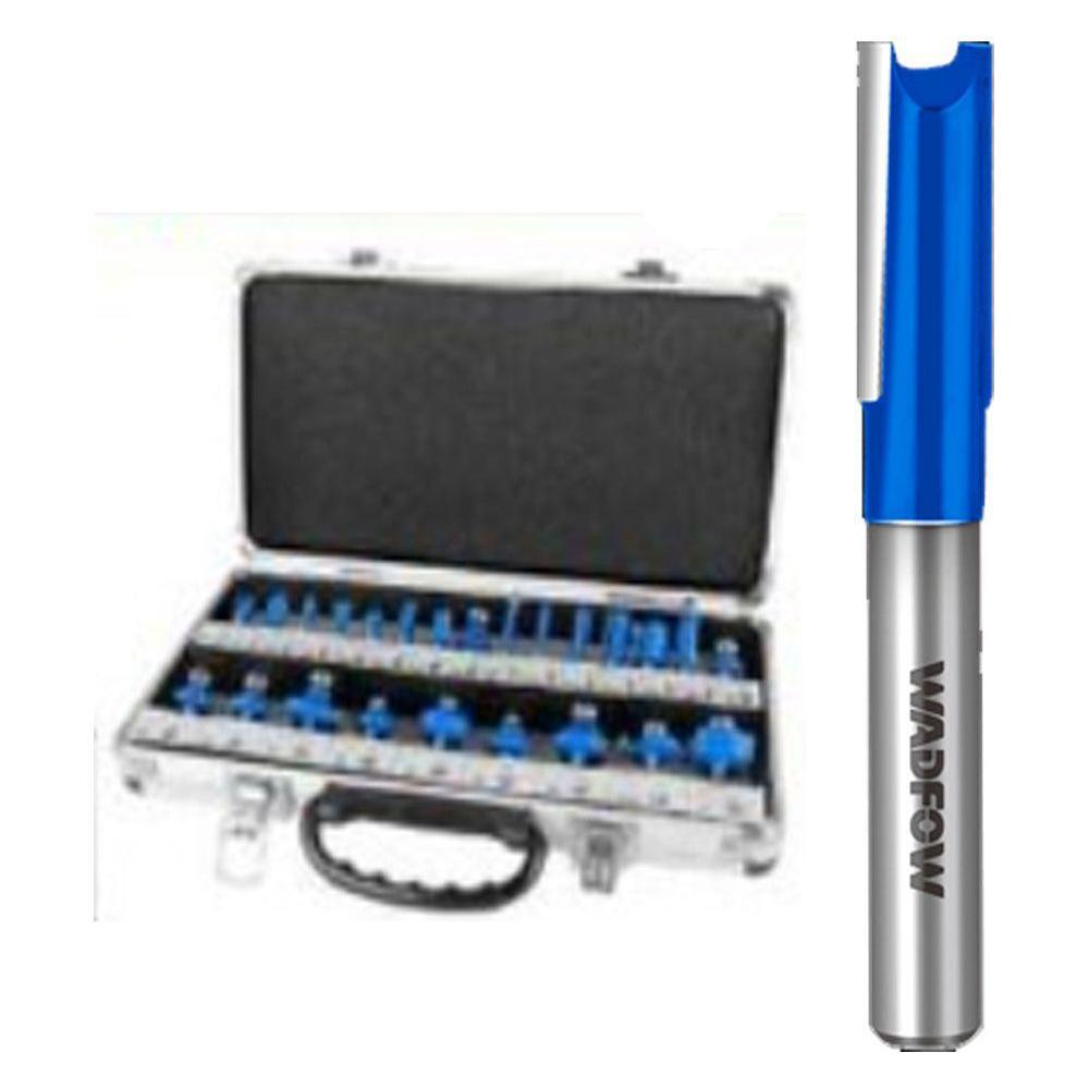 Wadfow UWRG6P41 Router Bits Set 24Pcs 1/4" | Wadfow by KHM Megatools Corp.