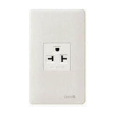 Omni WEA-401 Aircon Tandem Outlet With Plate 20A 250V (Flush Type) | Omni by KHM Megatools Corp.