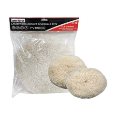 Zekoki ZLB-1800RT Lambswool Bonnet 7" (Reversible M16) for Polisher | Zekoki by KHM Megatools Corp.