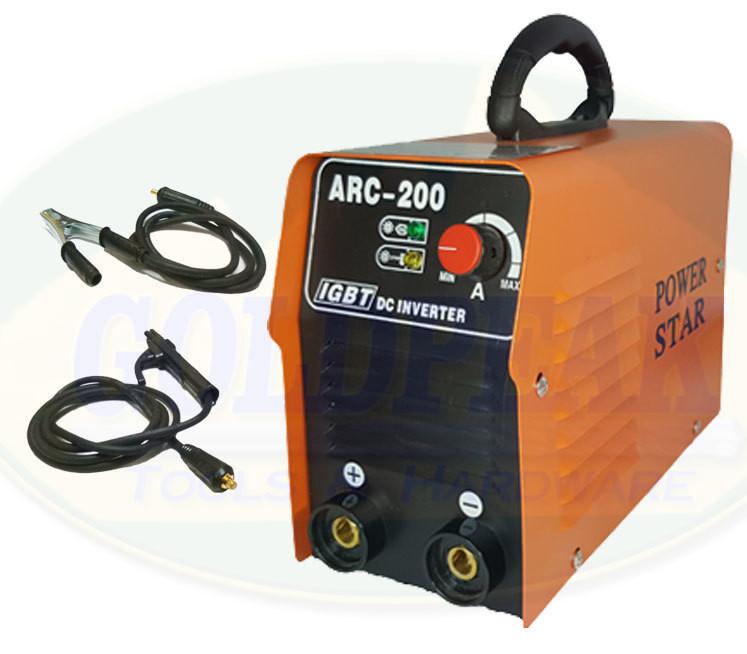 Powerstar ARC 200A DC Inverter Welding Machine - ToolsSavvy.ph