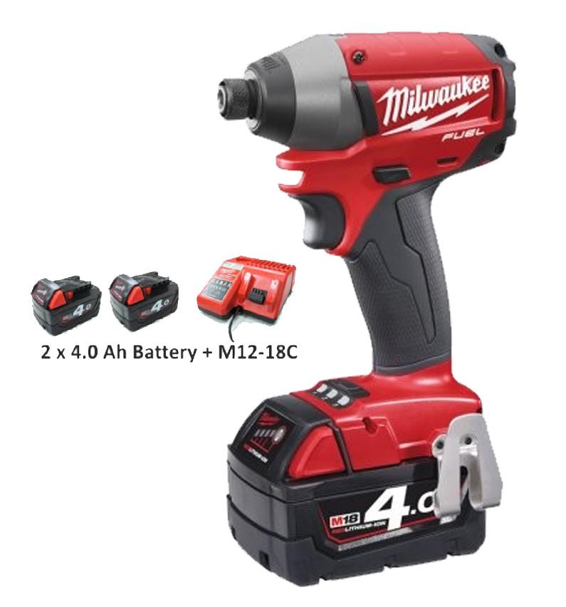 Milwaukee M18CID-402C "Fuel" Cordless Impact Driver - ToolsSavvy.ph