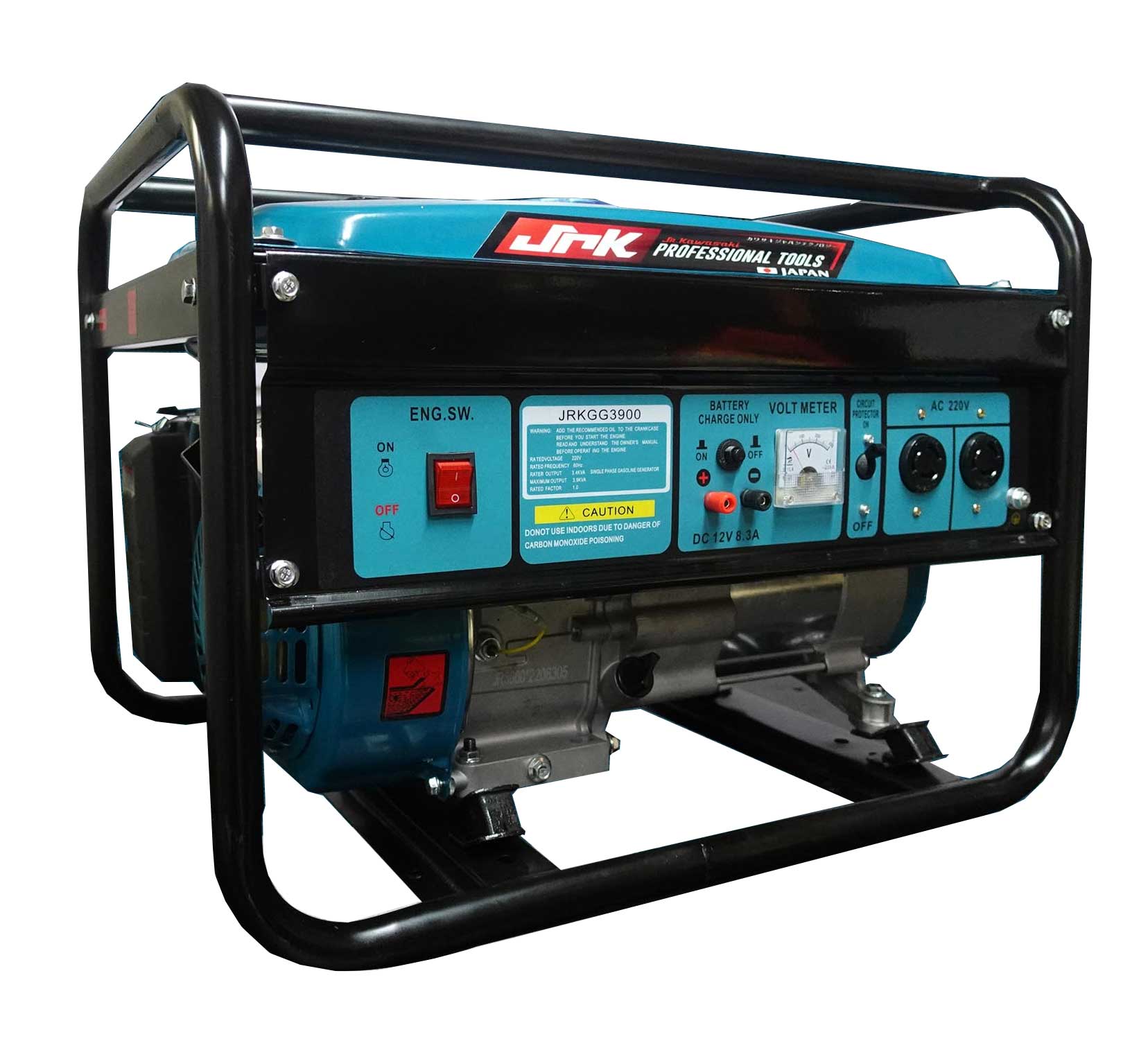JR Kawasaki JRKGG3900 Gasoline Generator 3900W - ToolsSavvy.ph