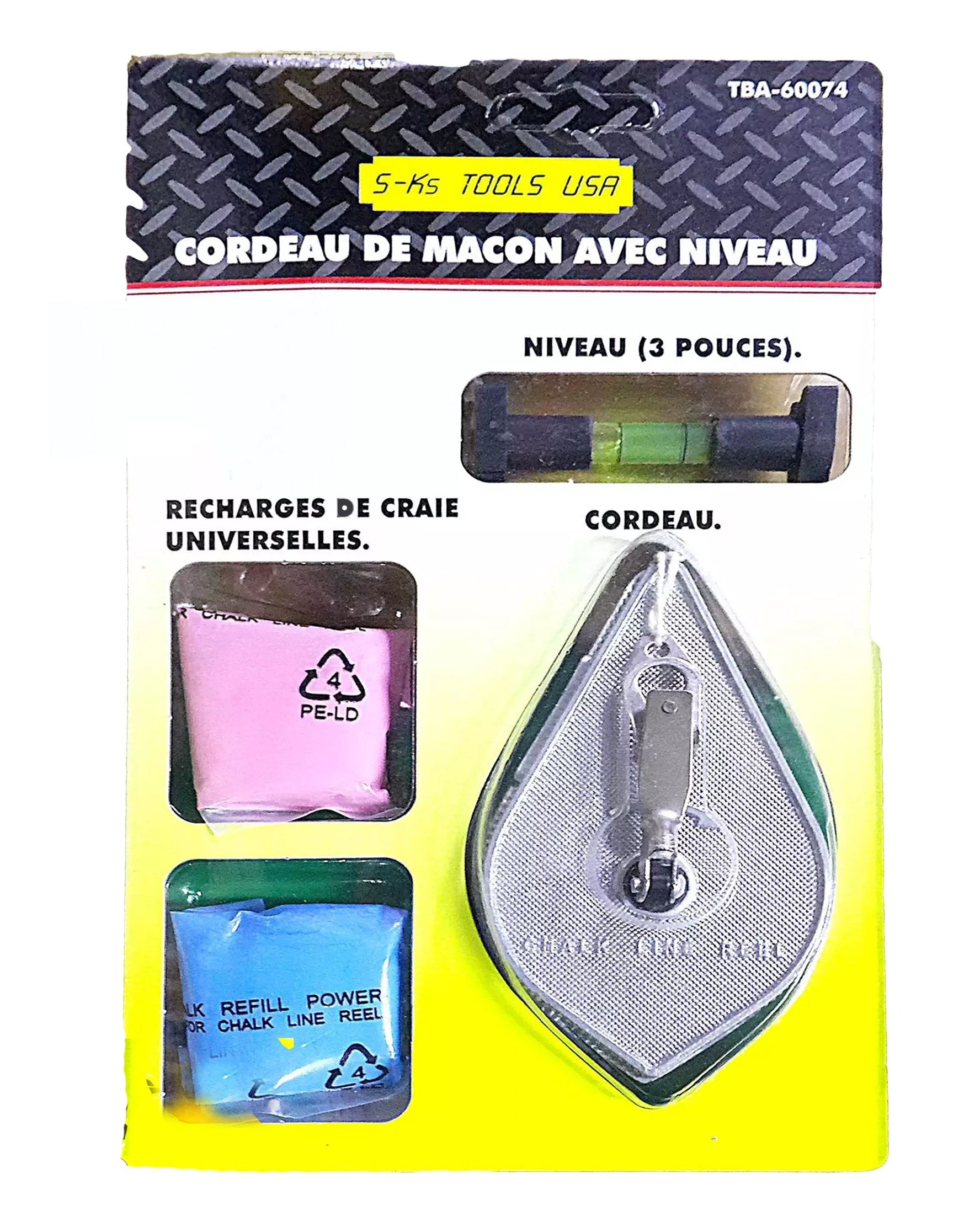 S-Ks Tools Chalk and Line Level Set - ToolsSavvy.ph