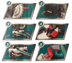 Total TS42182551 / TS42182551P Sliding Compound Miter Saw - ToolsSavvy.ph