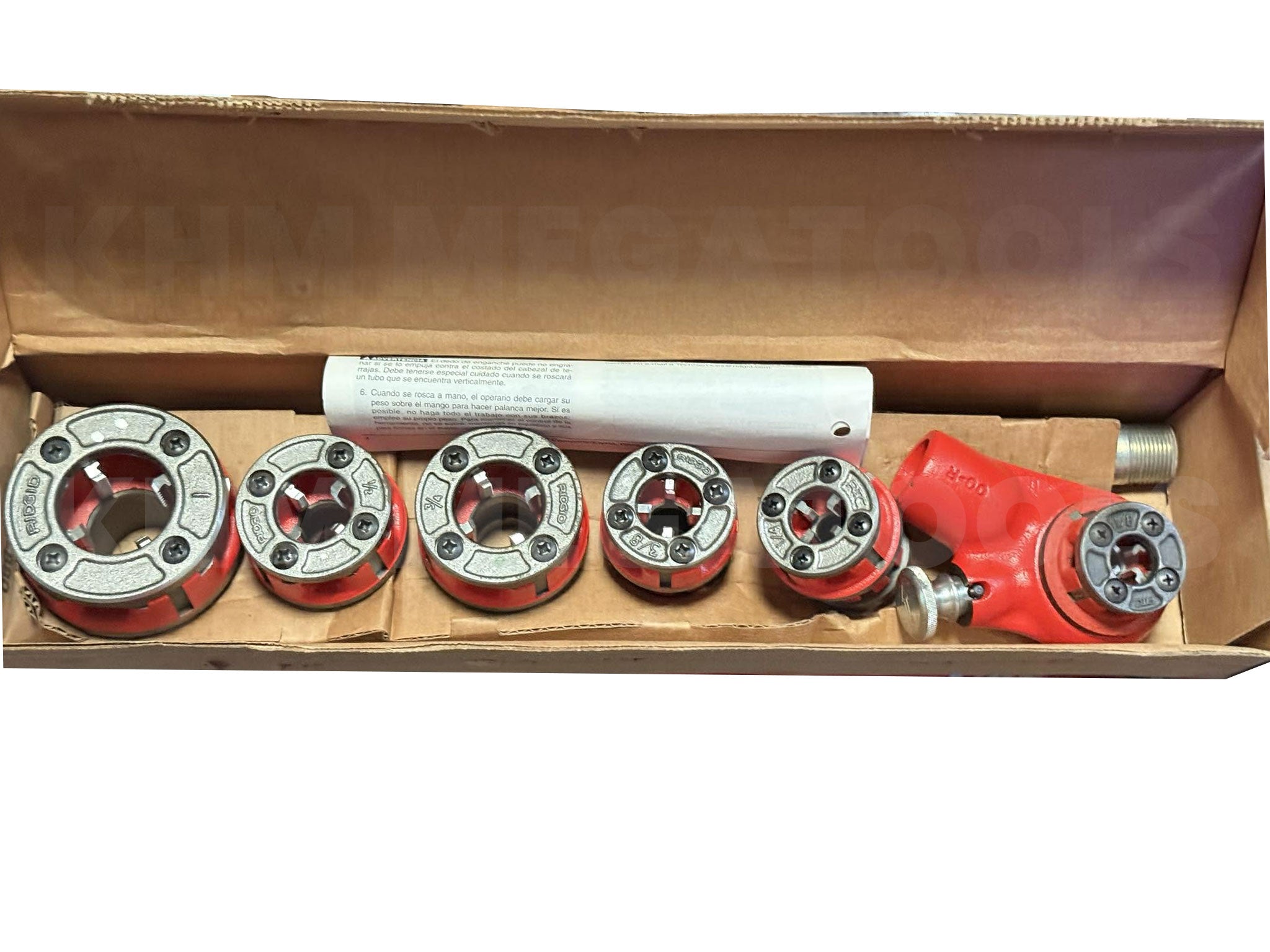 Ridgid 00-R DropHead Ratchet Threader / Manual Pipe Threader Set Secondary image