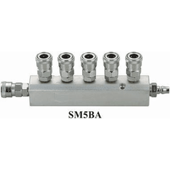 THB SM5BA Quick Coupler - Manifold / Multi Coupling (Straight 5-Way) [High Flow] | THB by KHM Megatools Corp.