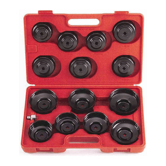 Licota ATA-0291 15pcs 3/4” Drive Cup-Type Oil Filter Wrench Tool Set | Licota by KHM Megatools Corp.