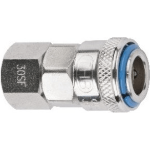 THB One Touch (SFT) Steel Quick Coupler Body - Female Thread End | THB by KHM Megatools Corp. Main image