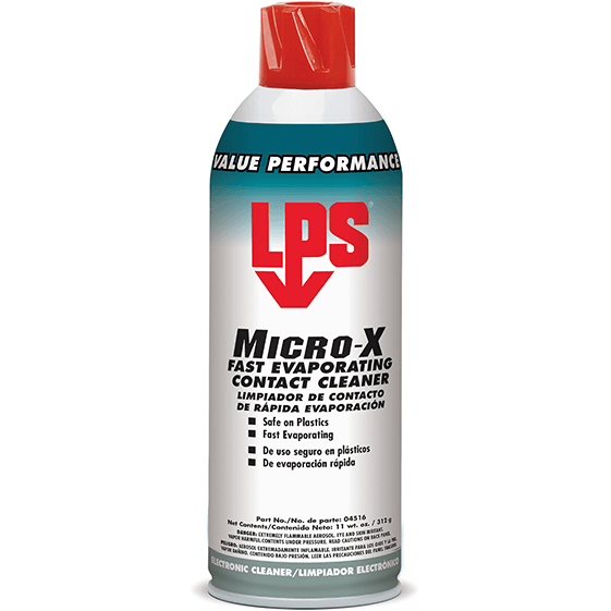 LPS 04516 Micro-X Fast Evaporating Contact Cleaner 11oz - KHM Megatools Corp.