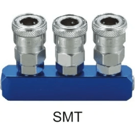 OSK GN3-SMT Quick Coupler - Manifold / Multi Coupling (Straight 3-Way) - KHM Megatools Corp. Main image