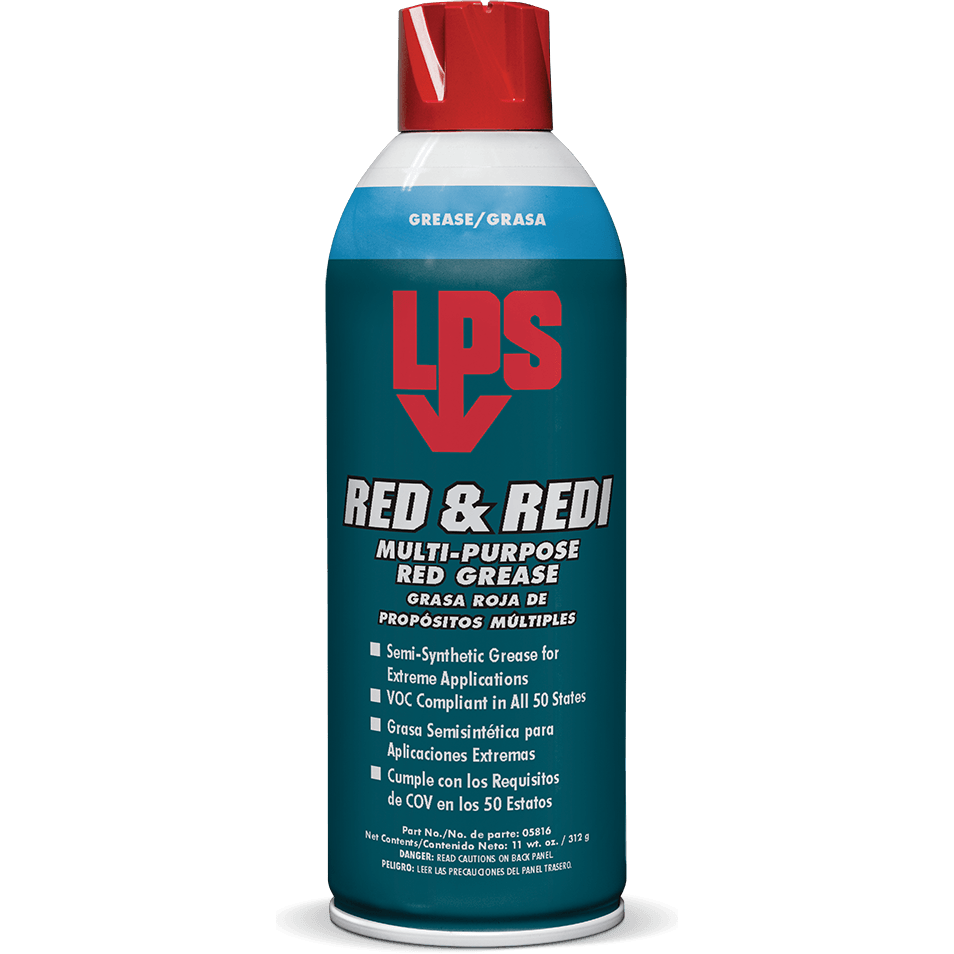 LPS 05816 Red & Redi Multi-Purpose Red Grease 11oz - KHM Megatools Corp. Main image