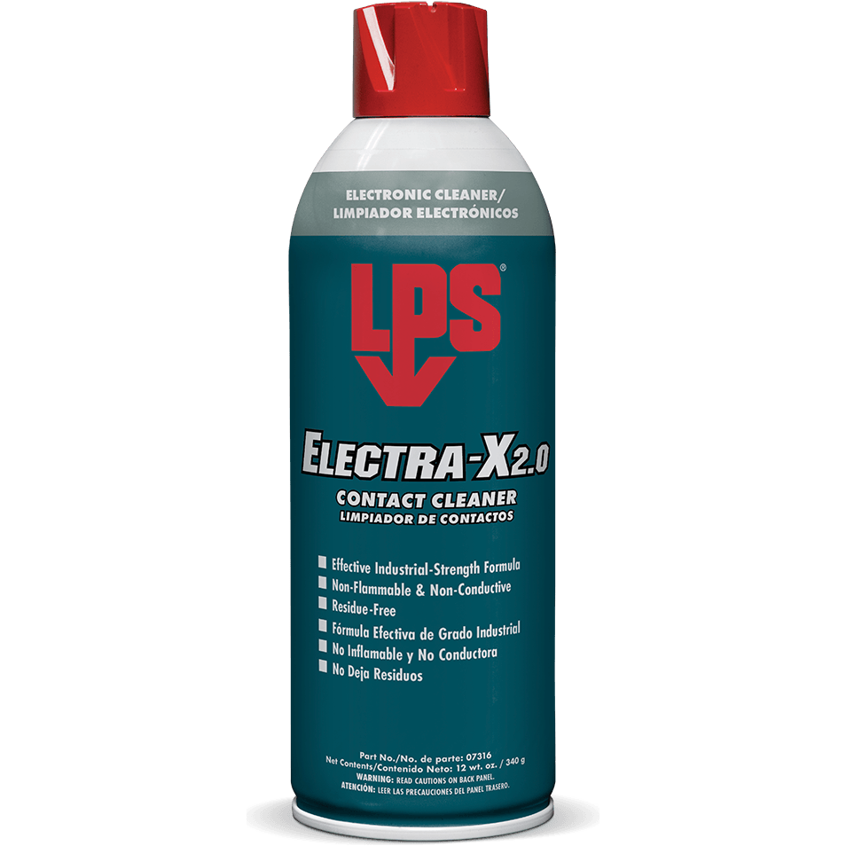 LPS 07316 Electra-X 2.0 Non-Flammable Contact Cleaner 12oz - KHM Megatools Corp. Main image