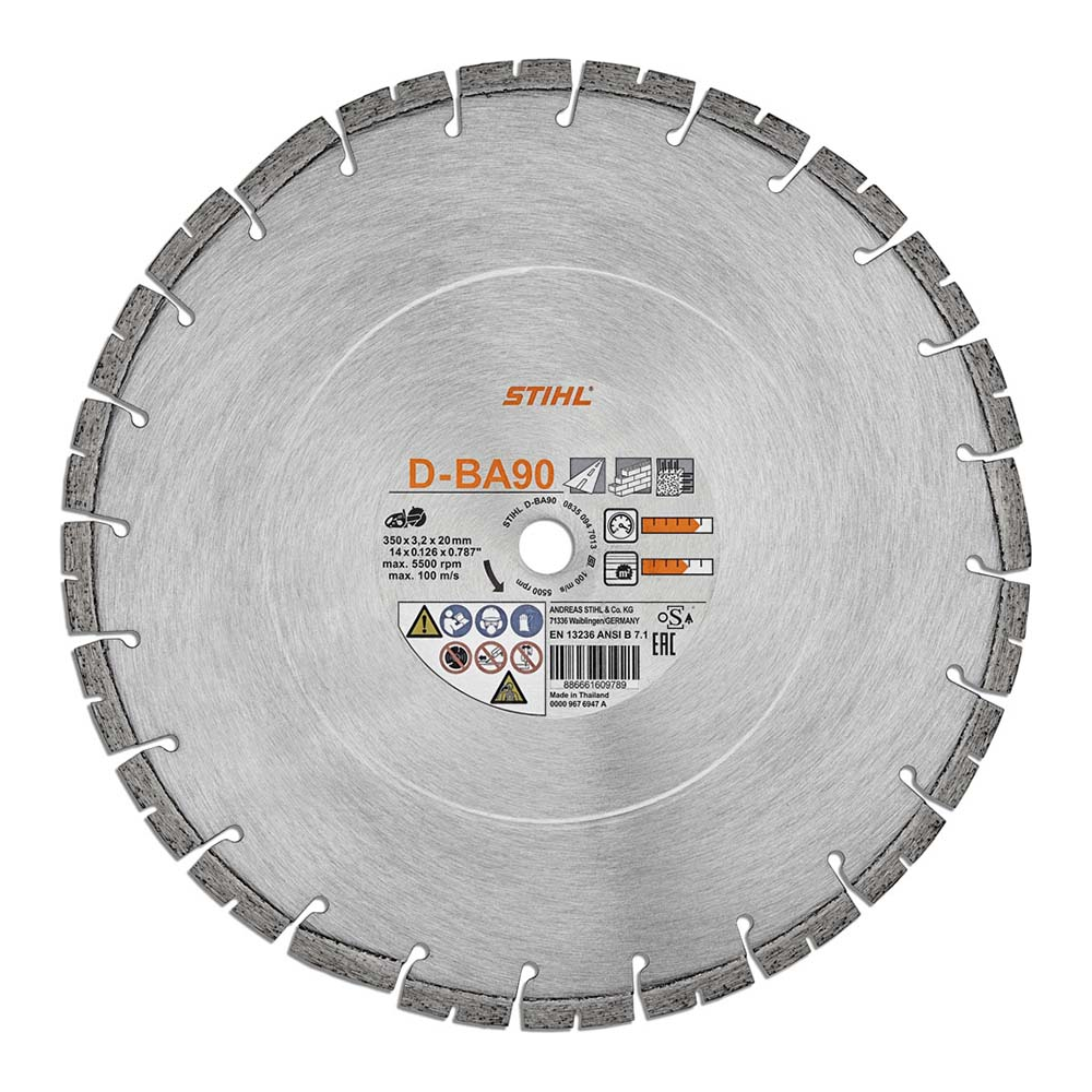 Stihl Diamond Cut Off Wheel / Cutting Disc for  Asphalt + Concrete | Stihl by KHM Megatools Corp.