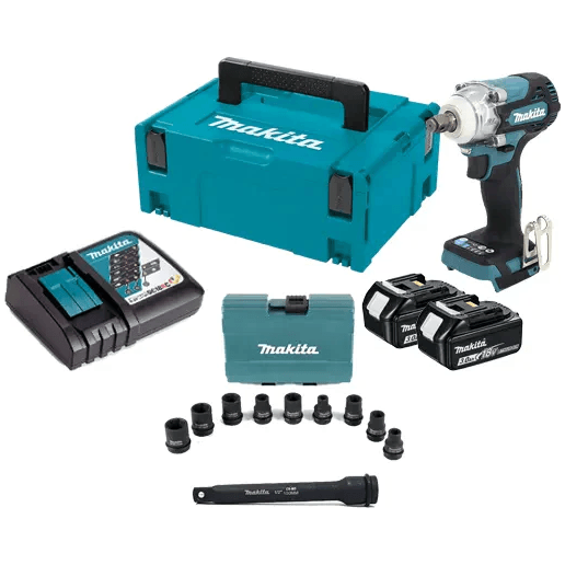 Makita DTW300FJX3 18V Cordless Brushless Impact Wrench (LXT-Series) [Kit] - KHM Megatools Corp. Main image