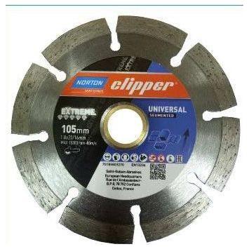 Norton Clipper Extreme Diamond Cut Off Disc 4" [Universal Segmented] | Norton by KHM Megatools Corp. Main image