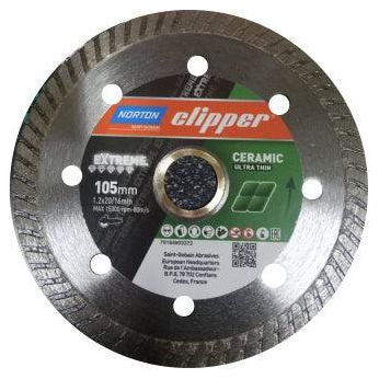 Norton Clipper Extreme Diamond Cut Off Disc 4" [Ceramic Ultra Thin] | Norton by KHM Megatools Corp.