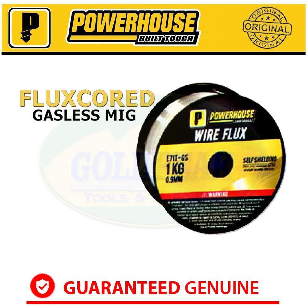 Powerhouse Gasless Self Shielded / Fluxcored MIG Welding Wire - Goldpeak Tools PH Powerhouse