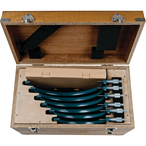 Mitutoyo 103-906 Outside Micrometer (6pcs) Set 6-12" - KHM Megatools Corp. Main image