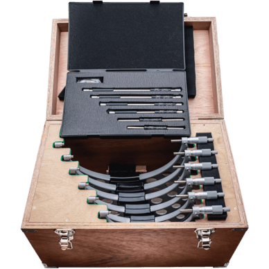Mitutoyo 103-915-10 Outside Micrometer (6pcs) Set 50-300mm - KHM Megatools Corp. Main image