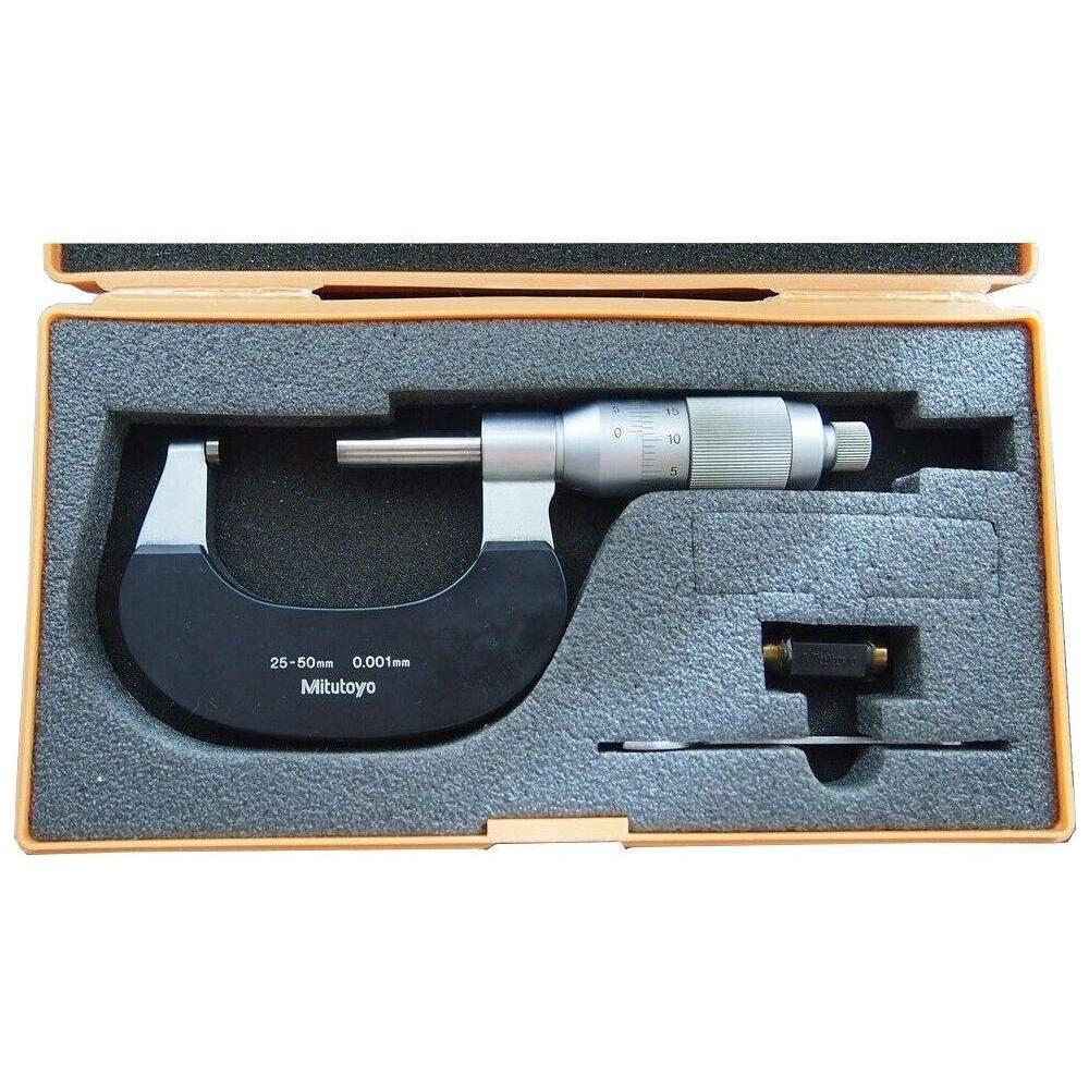 Mitutoyo 106-103 Outside Micrometer 25-50mm (OMV-50) - KHM Megatools Corp. Main image