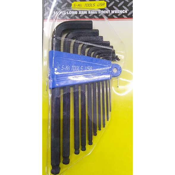 S-Ks BP-5210 Ball Point Hex Allen Key Wrench Set (10pcs) | SKS by KHM Megatools Corp. Main image