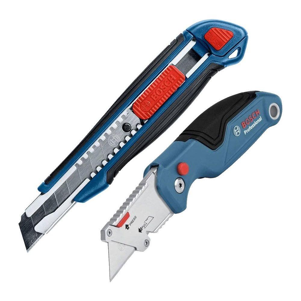 Bosch Folding Knife and Snap Off Cutter (1600A016BL) | Bosch by KHM Megatools Corp. Main image