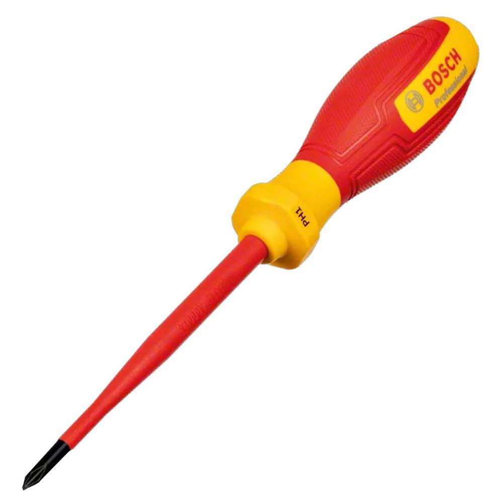 Bosch VDE Philips Screwdriver PH2 x 125MM (1600A02NB9) | Bosch by KHM Megatools Corp.