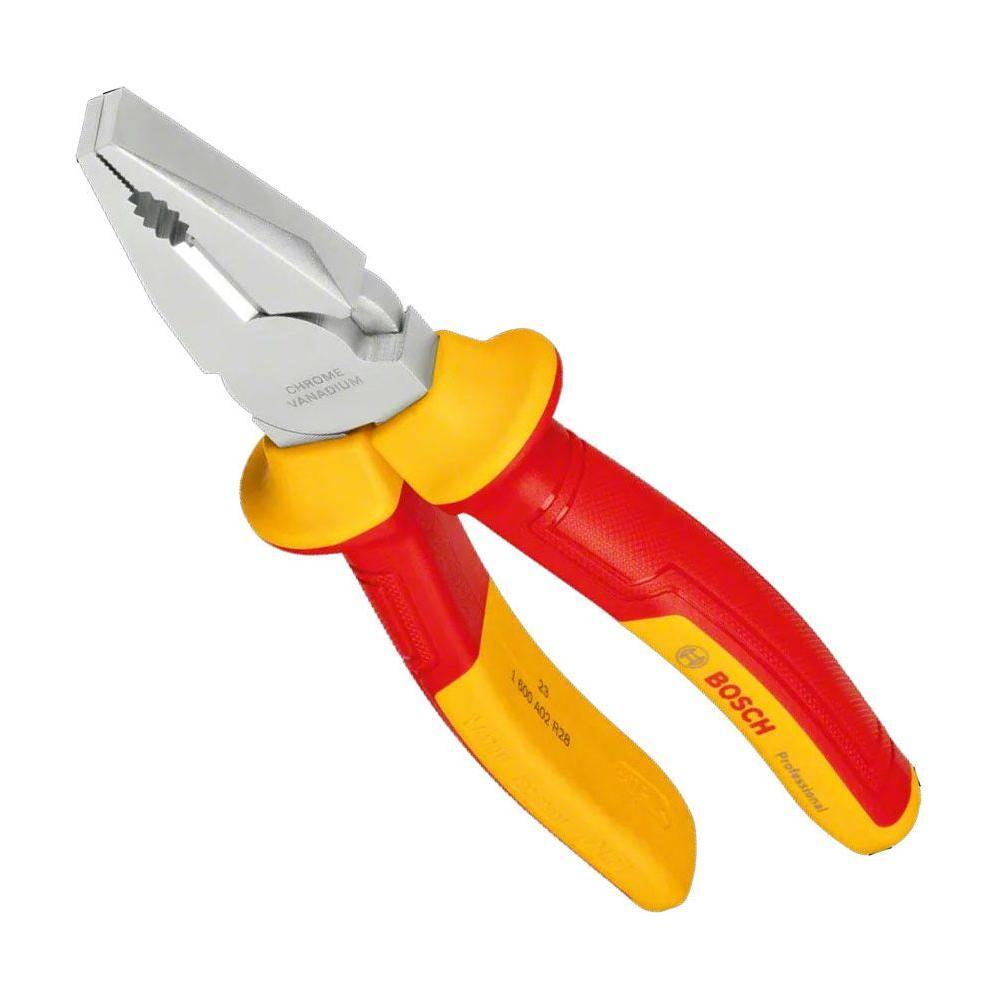 Bosch VDE Combination Plier 180mm (1600A02NE1) | Bosch by KHM Megatools Corp.