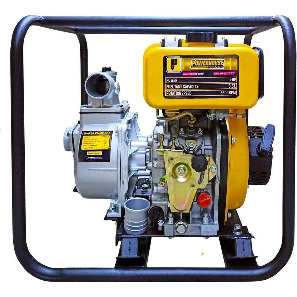 Powerhouse PWH-WP-178F Diesel Engine Water Pump 3" x 3" - KHM Megatools Corp. Main image