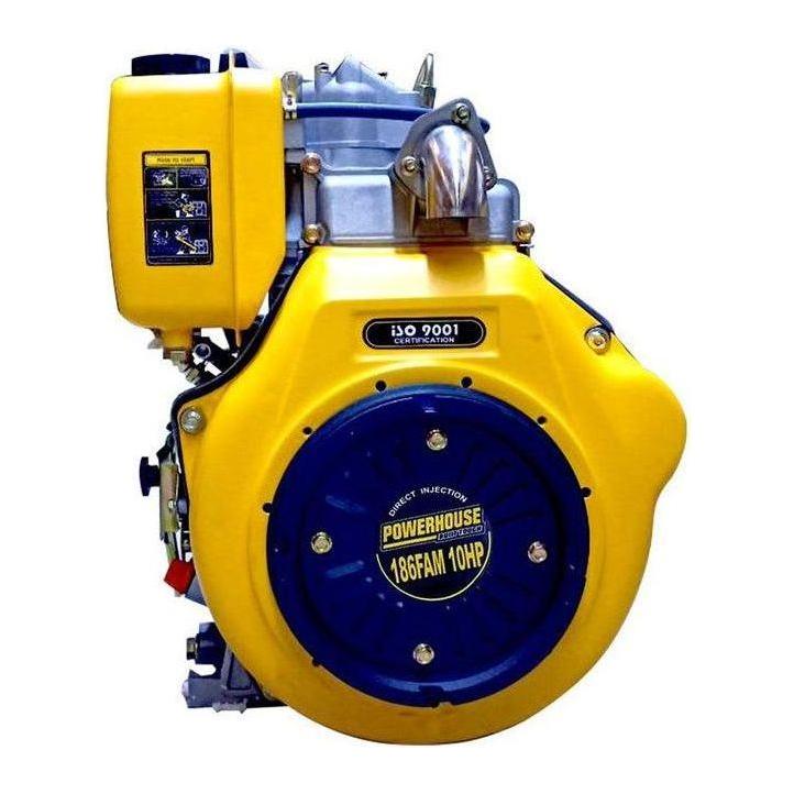 Powerhouse PWH-186FAM Diesel Engine (Marine Standard Speed) with S/S Pipe 12HP - KHM Megatools Corp. Main image