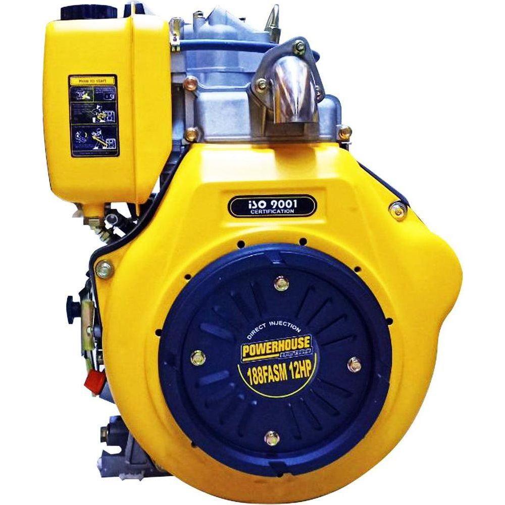 Powerhouse PWH-188FASM Diesel Engine (Marine Low Speed) with S/S Pipe 14HP - KHM Megatools Corp. Main image
