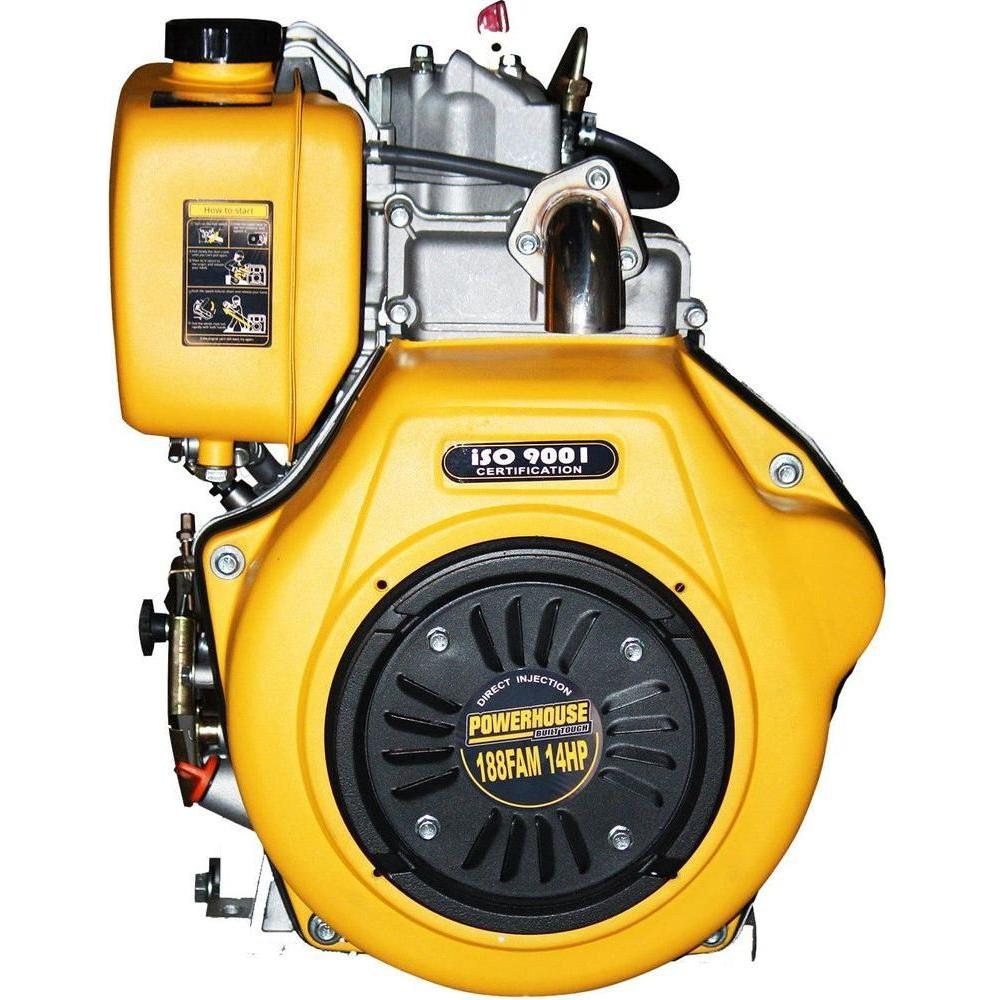 Powerhouse PWH-188FAM Diesel Engine (Marine Standard Speed) with S/S Pipe 14HP - KHM Megatools Corp. Main image