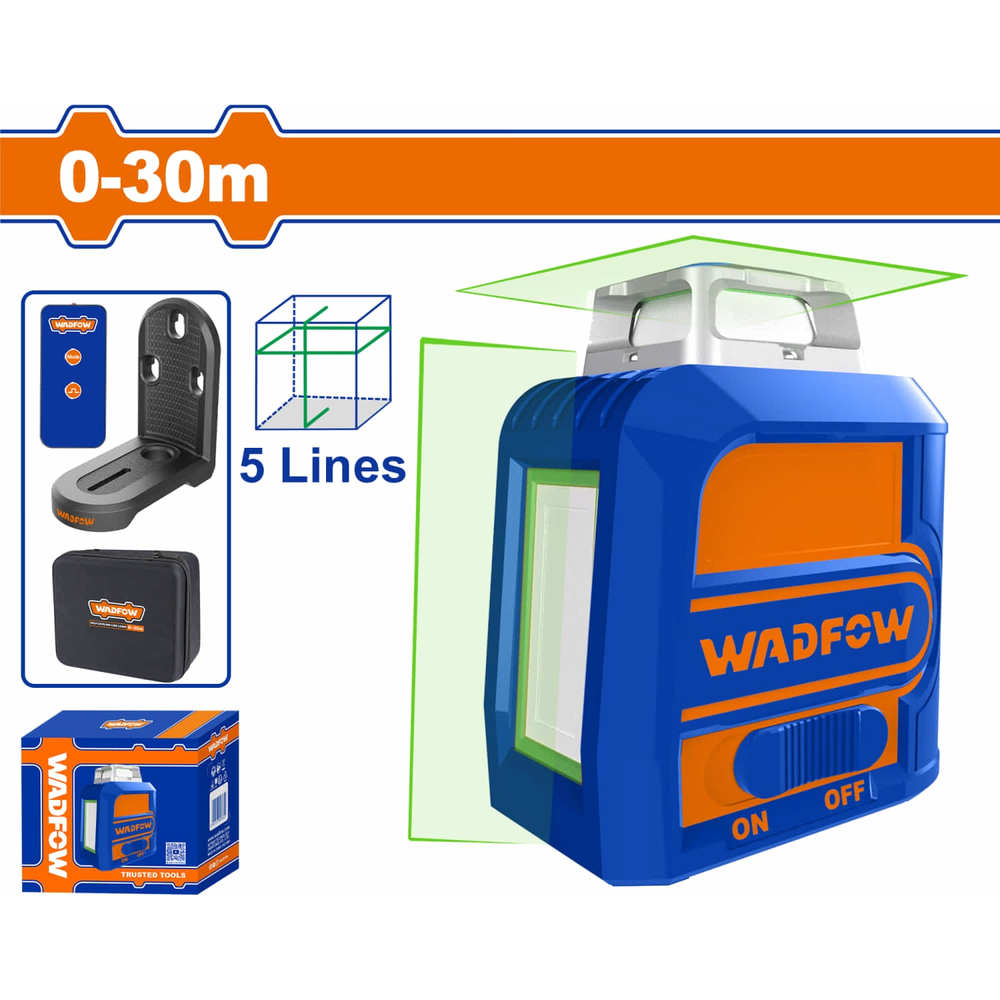 Wadfow WLE2M05 Self-Leveling Line Laser (Green Laser) | Wadfow by KHM Megatools Corp. Main image