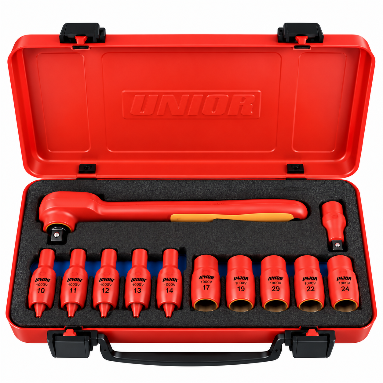 Unior 190VDE6P Insulated Socket Wrench Set 1/2" Dr. 1000V Secondary image