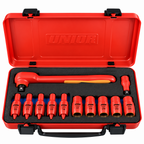 Unior 190VDE6P Insulated Socket Wrench Set 1/2" Dr. 1000V