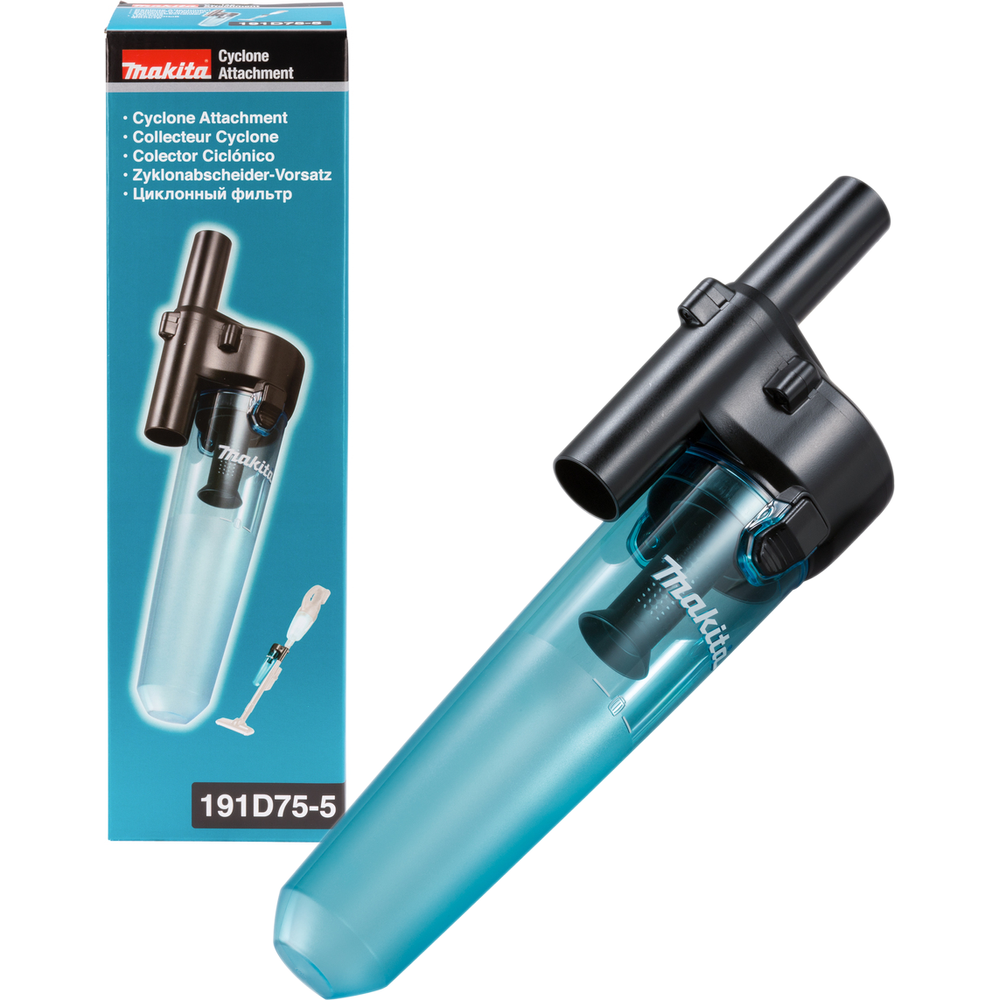 Makita 191D75-5 Black Cyclone Attachment for DCL180Z/DCL180ZW (Attachment) | Makita by KHM Megatools Corp. Main image