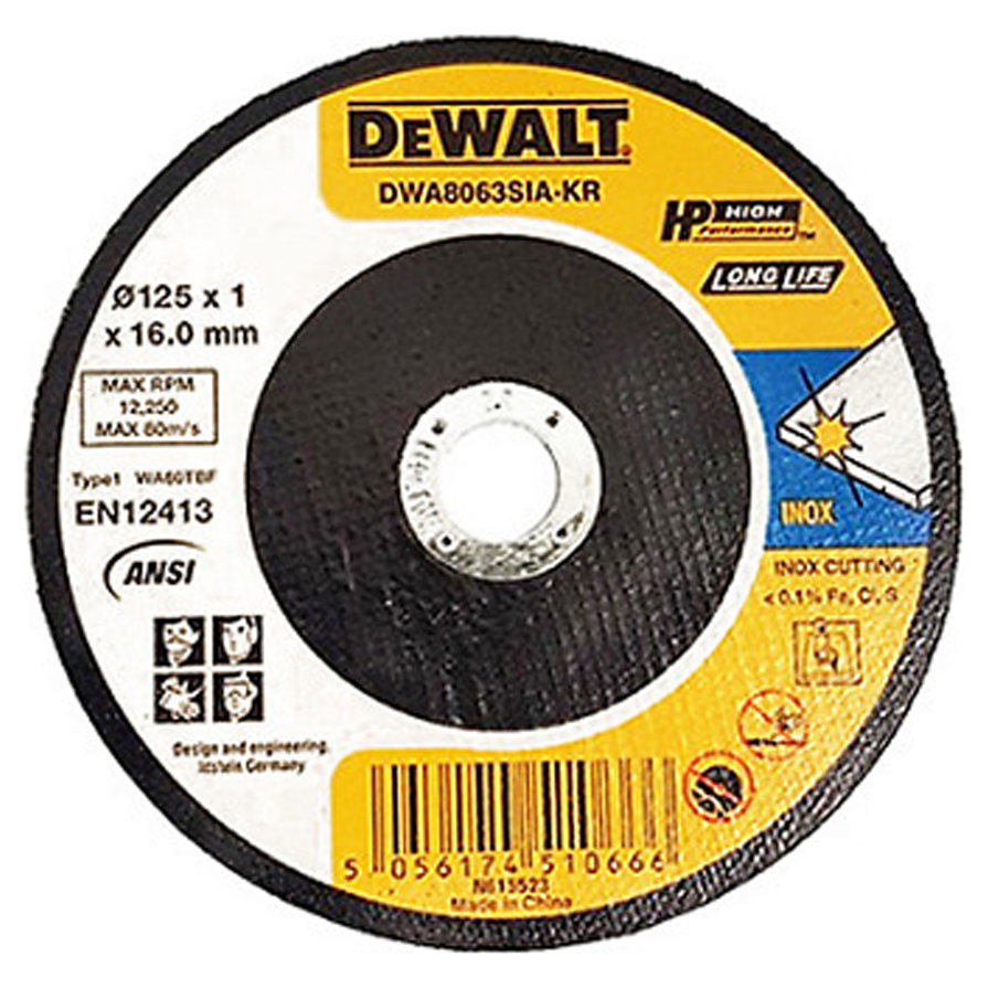Dewalt DWA8063SIA Cutting Disc 5" | Dewalt by KHM Megatools Corp. Main image