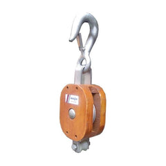 Anja PU42 Regular Wood Pulley Block - Hook Type - KHM Megatools Corp.