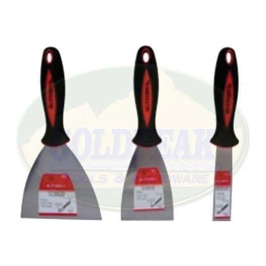 Butterfly #495 Putty Knife w/ Beveled Blade & TPR Handle - Goldpeak Tools PH Butterfly Main image