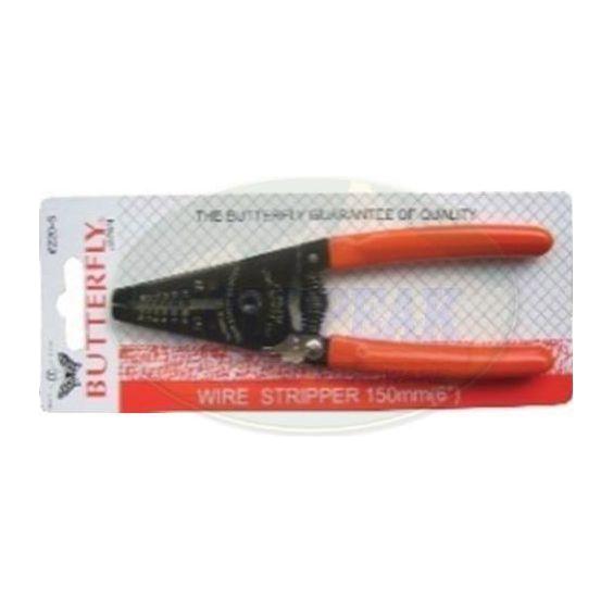 Butterfly 220 Wire Stripper Pliers 6" Secondary image