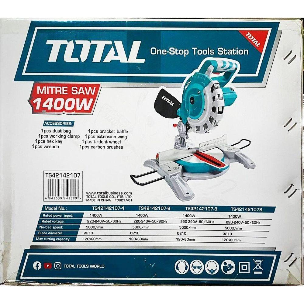 Total TS42142107 Miter Saw 8-1/4" 1400W Secondary image