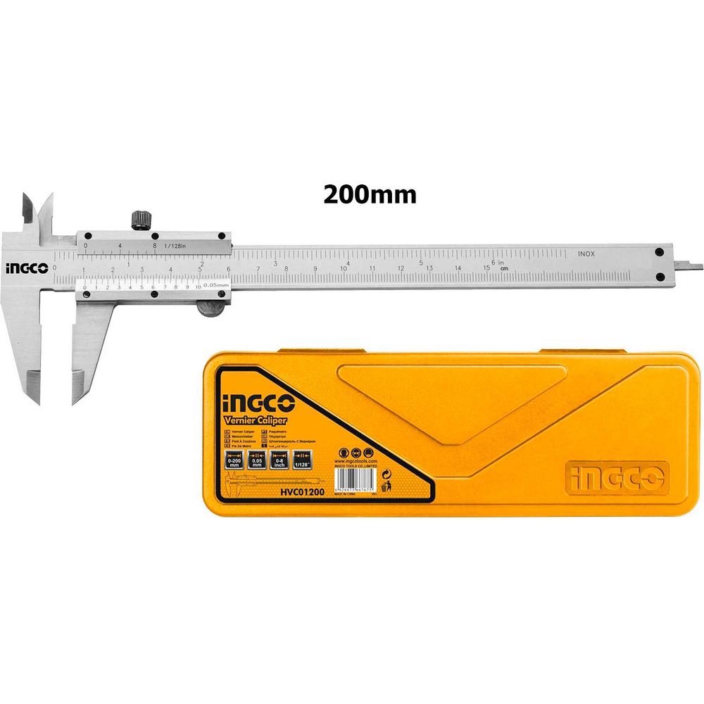 Ingco HVC01200 Vernier Caliper 200mm - KHM Megatools Corp.