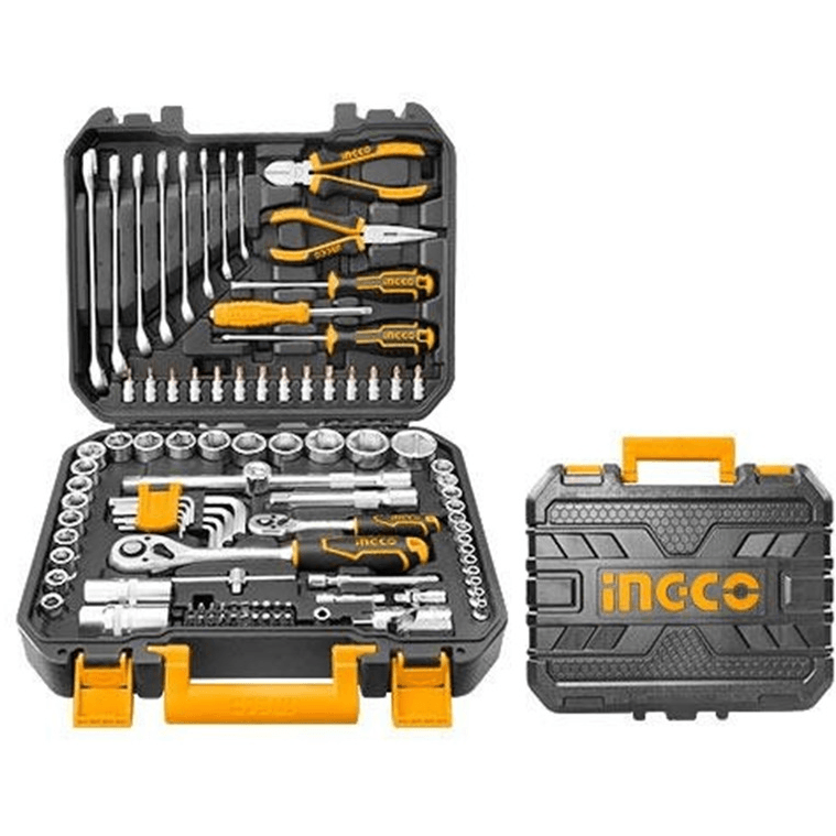 Ingco HKTHP21001 100pcs Hand Tools Set with Case - KHM Megatools Corp.