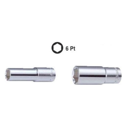 Hans 2300A 1/4" Drive Deep Socket Wrench 6pts (Inch) | Hans by KHM Megatools Corp. Main image