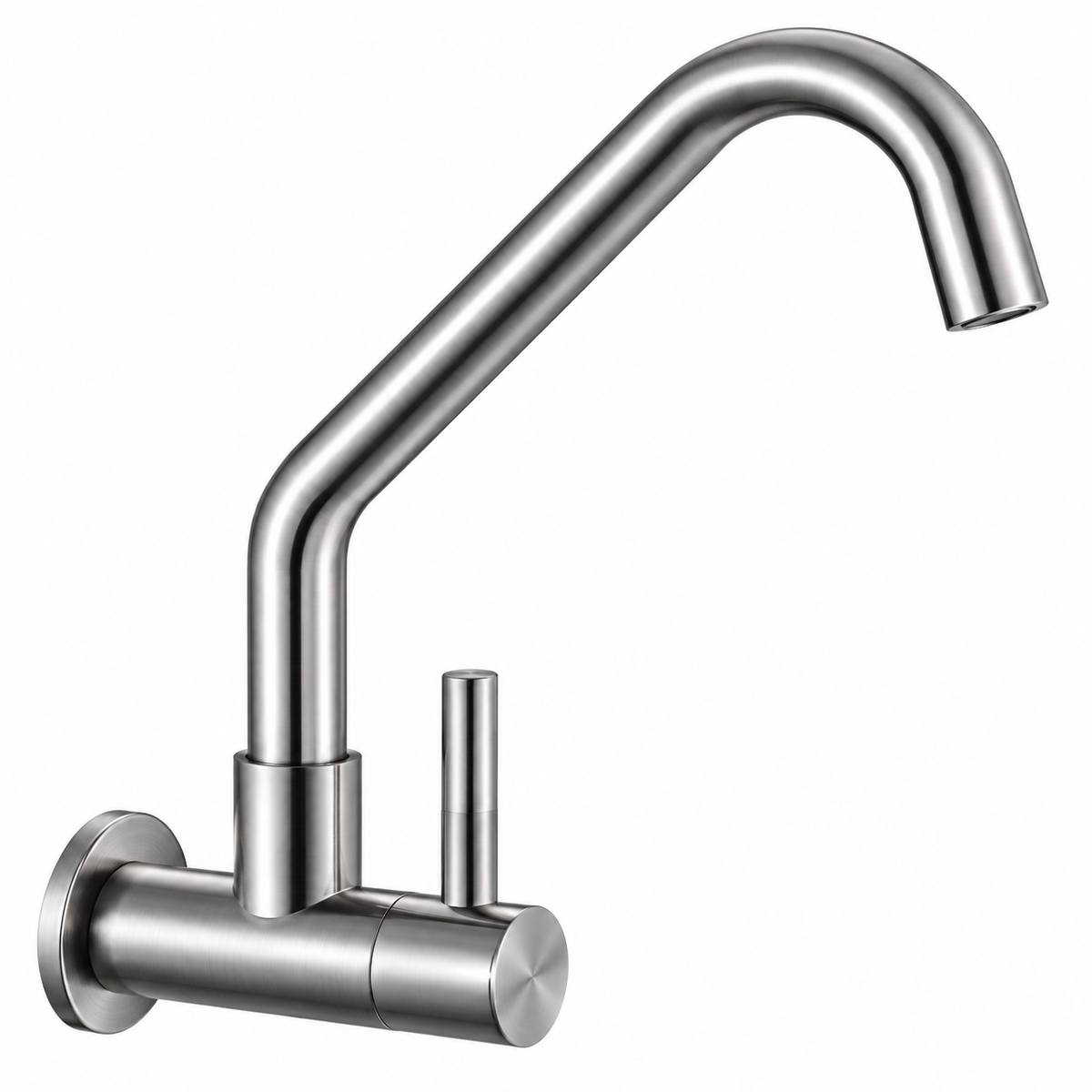 Meco 2365-SST Stainless Steel 304 Lever Handle Wallmount Faucet 1/2" - ToolsSavvy.ph