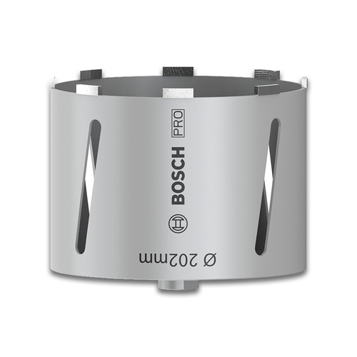 Bosch PRO Core Cutter Dry Diamond Drill Crown 202 x 150mm (2608587335)