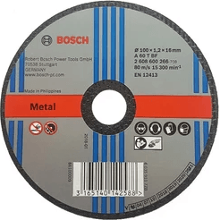 Bosch Cut Off Wheel 4" Standard for Metal A60TBF | Bosch by KHM Megatools Corp. Main image