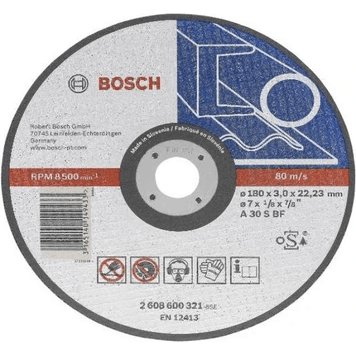 Bosch Cut Off Wheel 7" Expert for Metal A30RBF | Bosch by KHM Megatools Corp. Main image