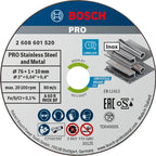 Bosch PRO 76mm Cutting Disc for Inox - 1mm (2608601520) - ToolsSavvy.ph