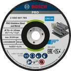 Bosch PRO 76mm Grinding Disc for Inox - 4mm (2608601705) - ToolsSavvy.ph